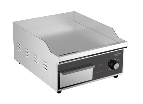 Elektrische Grillplatte / Glatt / 360 mm / 2 kW / 230 V / Combisteel – elektrische Grillplatte für Gastronomie