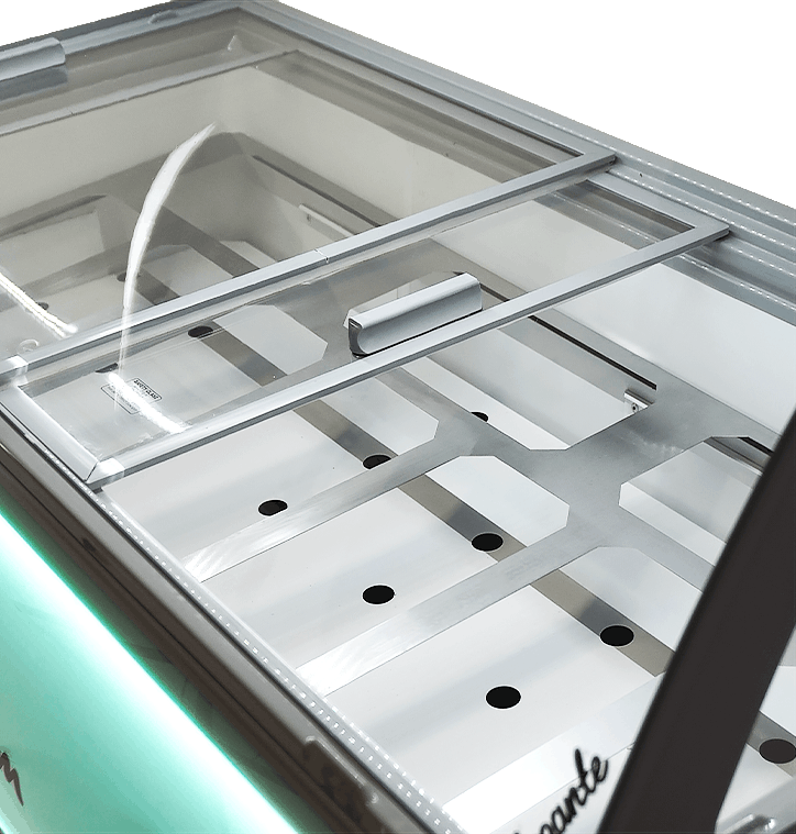 Speiseeisvitrine Curacao 10 x 5 L / Combisteel