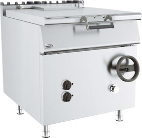 Elektrische Kippbratpfanne 80 L / 12 kW / 800 mm / Combisteel – Kippbratpfanne für Gastronomie und Großküche