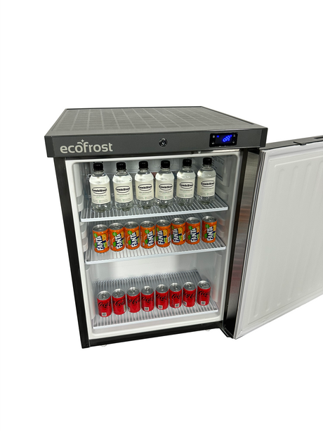Kühlschrank / Edelstahl / 1 Tür / 200L
