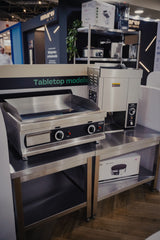 Gas-Grillplatte / Chrom glatt / 650 mm / 6 kW / Combisteel – professionelle Gas-Grillplatte für Gastronomie