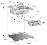 Elektrischer Nudelkocher / 28 L / 9 kW / 400 V / undefined / Combisteel – professioneller Nudelkocher für Gastronomie