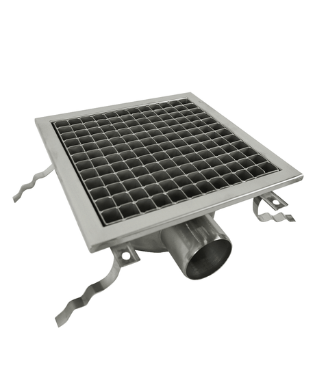 Bodenablauf / 300 × 300 × 131 mm / Combisteel