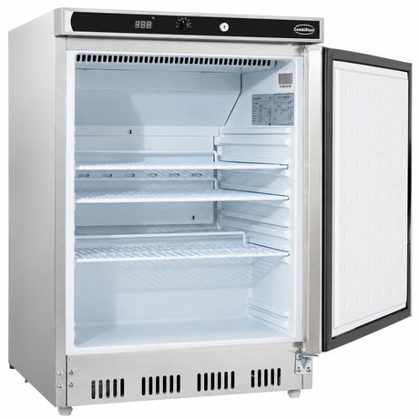 Edelstahl Kühlschrank / Tischmodell / 1 Tür / 130 L / Combisteel