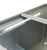 Eistruhe 516 L mit Glasschiebedeckel / Lotte / Combisteel