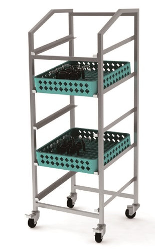 Geschirrkorbwagen / 550 × 510 × 1520 mm / Combisteel
