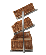 Brotkorb-Etagere 3-stufig breites Modell – Detailansicht 7