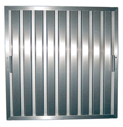 Lamellenfilter / Edelstahl AISI 304 / 400 × 500 × 25 mm / Combisteel