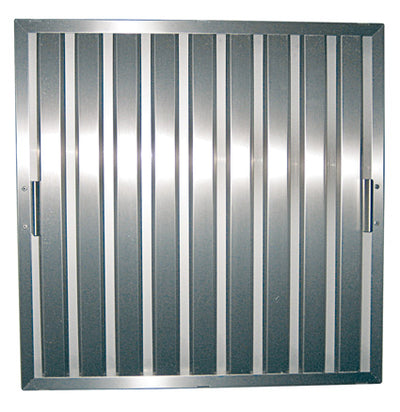 Lamellenfilter / Edelstahl AISI 304 / 400 × 500 × 25 mm / Combisteel