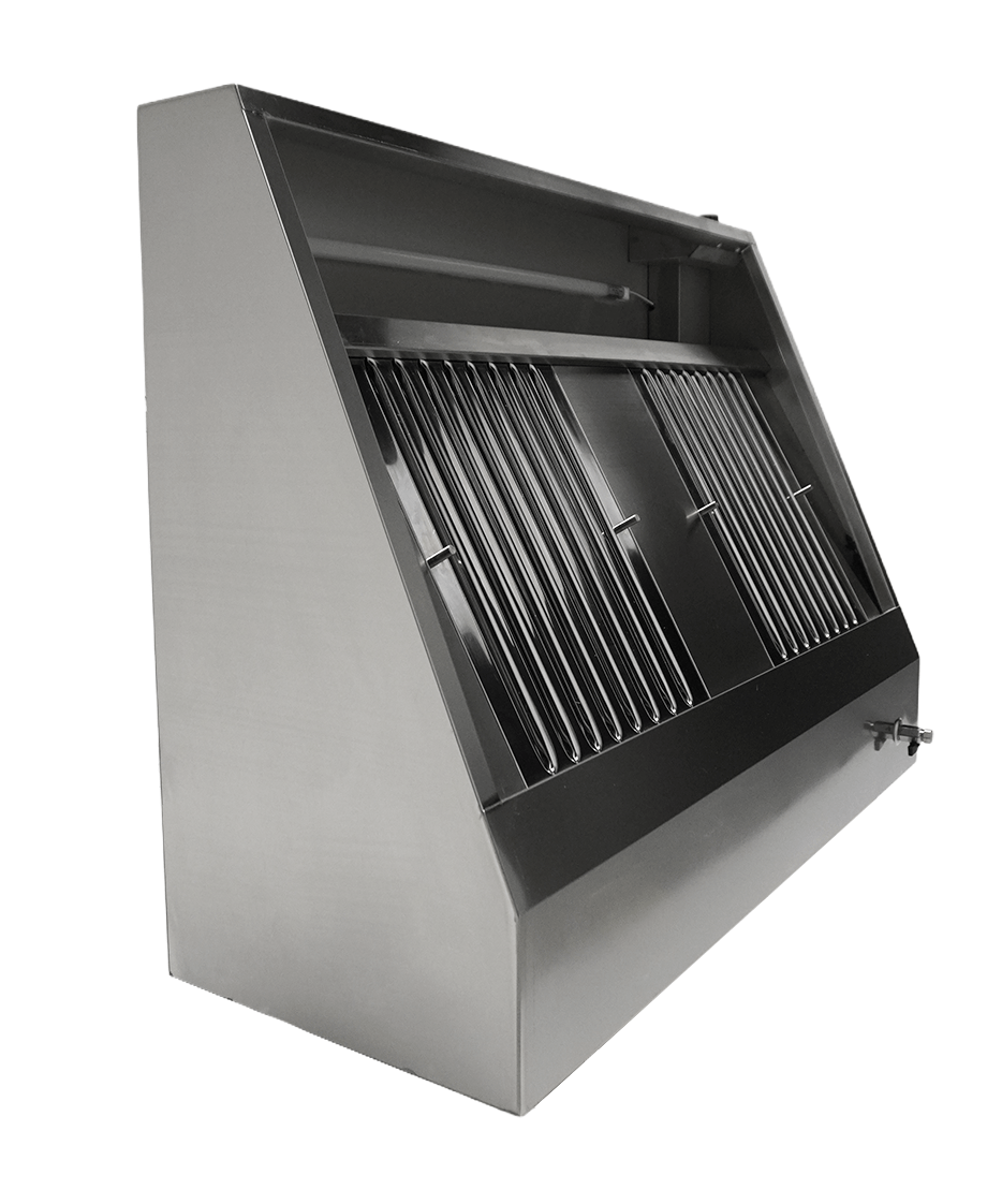 Wandhaube / mit Motor / 1200 × 900 × 450 mm / Combisteel