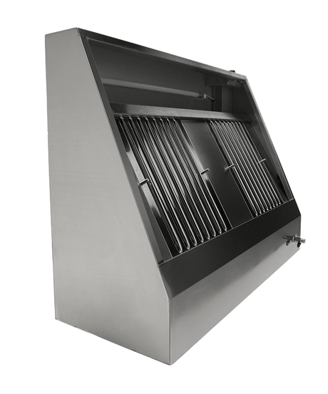 Wandhaube / mit Motor / 1200 × 900 × 450 mm / Combisteel
