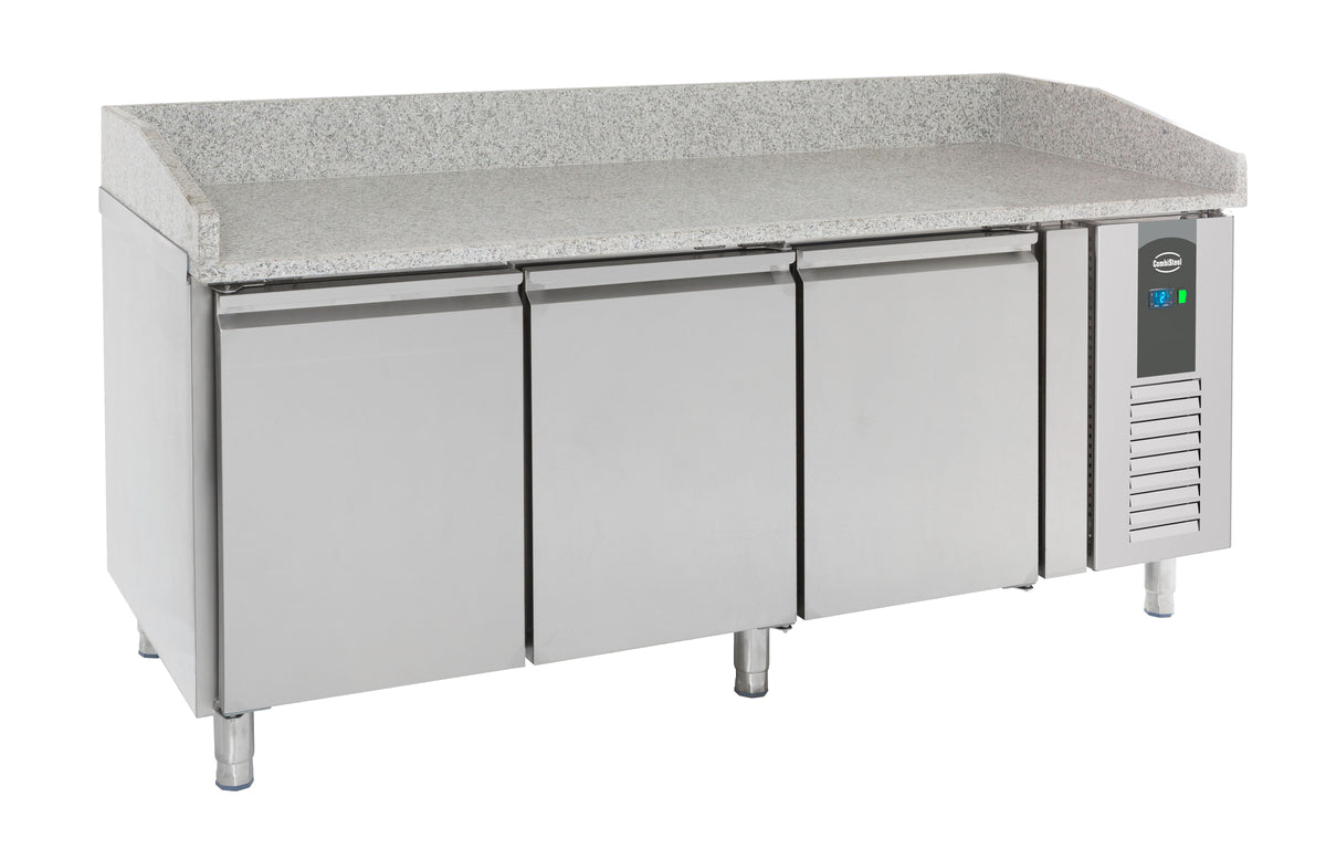 Pizzatisch / 3 Türen / 471 L / Combisteel