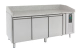 Pizzatisch / 3 Türen / 471 L / Combisteel