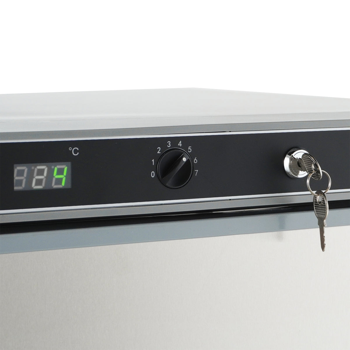 Edelstahl Kühlschrank / Tischmodell / 1 Tür / 130 L / Combisteel