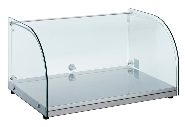 Neutralvitrine 25 L gebogen von Combisteel