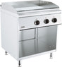 Elektrische Grillplatte BASE 700 / Glatt / 800 mm / 7,2 kW / 400 V / Freistehend / Combisteel – elektrische Grillplatte für Gastronomie