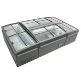 Supermarkt-Tiefkühltruhe 530 L mit Glas-Schiebedeckel / Combisteel