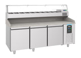 Pizzatisch / 3 Türen / 615 L / Combisteel