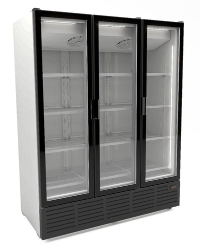 Getränkekühlschrank 3 Glastüren 1560 Liter Weiß