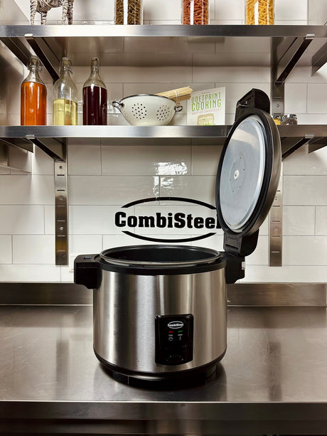 Elektrischer Reiskocher RC-54 / 5,4 L / 1,95 kW / Combisteel – professioneller Reiskocher für Gastronomie