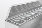 Saladette / 3 Türen / 8x 1/6 GN / 392 L netto / Combisteel