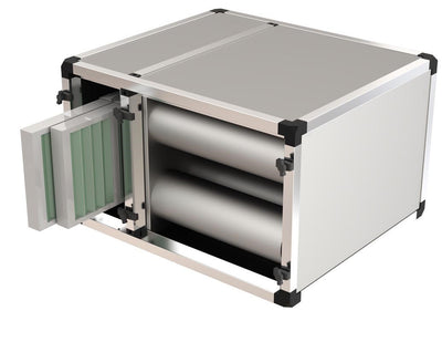 Geruchsfilteranlage / ohne Motor / 2500 m³/h / 800 × 700 × 700 mm / Combisteel