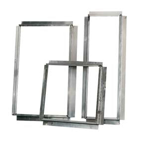 Flansch / eckig / 450 × 450 mm / Combisteel
