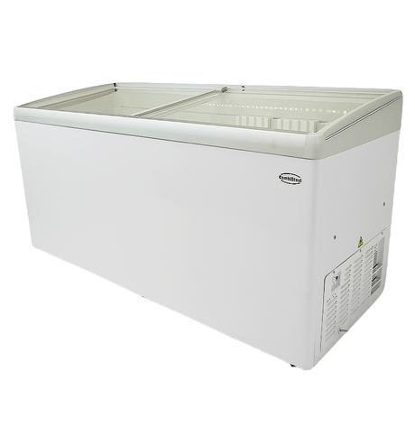 Eistruhe 586 L mit Glasschiebedeckel / Lotte / Combisteel