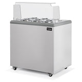 Speiseeisvitrine / Zanzibar / 6 × 7 L / Weiß / 939 × 674 × 935 mm / Combisteel