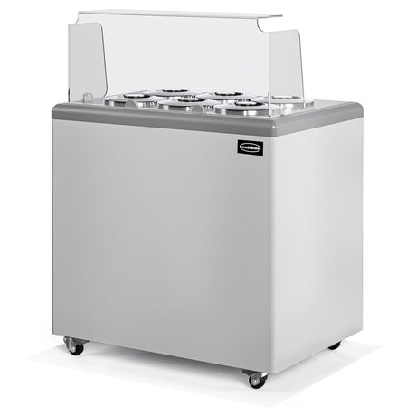 Speiseeisvitrine / Zanzibar / 6 × 7 L / Weiß / 939 × 674 × 935 mm / Combisteel