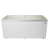 Eistruhe 586 L mit Glasschiebedeckel / Lotte / Combisteel