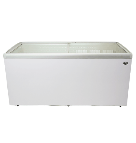Eistruhe 516 L mit Glasschiebedeckel / Lotte / Combisteel