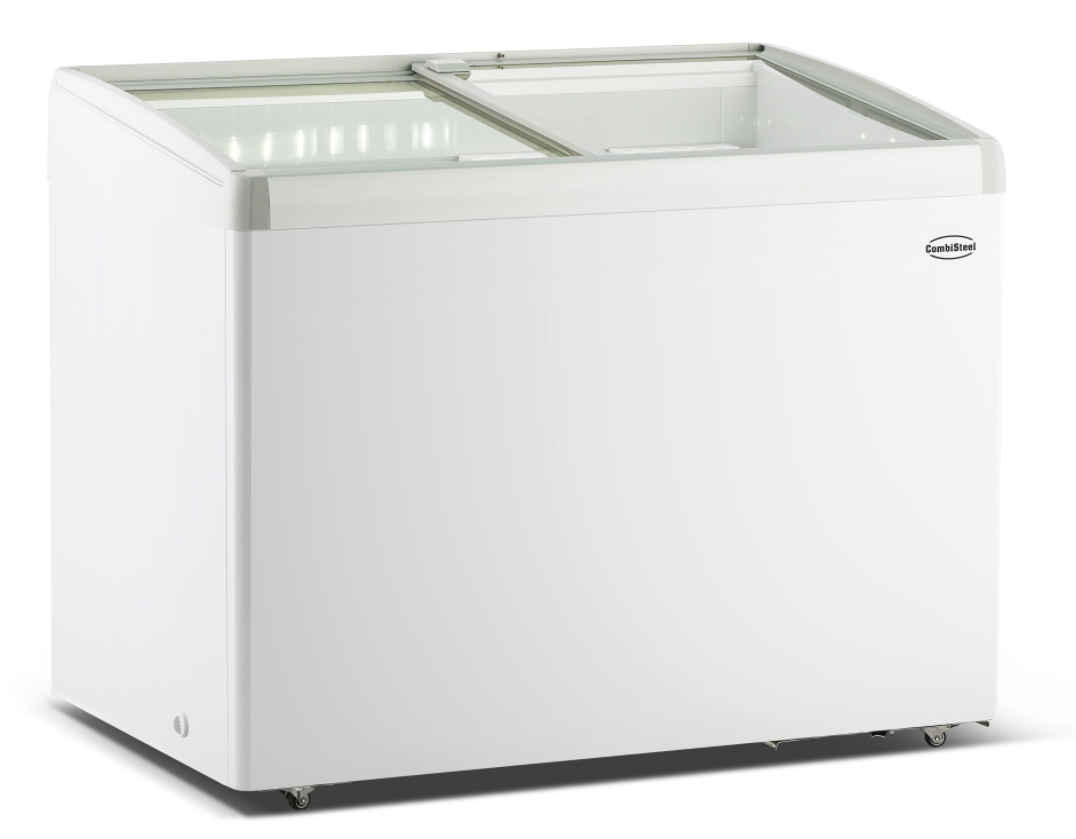 Eistruhe / 336 L / mit Glasschiebedeckel / Lotte / 0/10 | -18/-25 °C / 7086.0030 / Combisteel