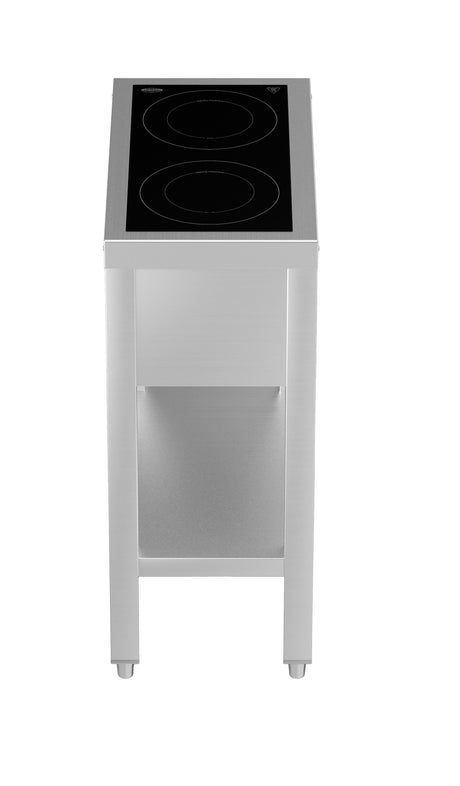 Induktionsherd mit 2 Zonen und offenem Unterbau von Combisteel – Produktansicht 8