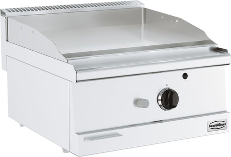 Gas-Grillplatte BASE 600 / Glatt / 600 mm / 7 kW / Combisteel – professionelle Gas-Grillplatte für Gastronomie