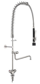 Vorspülbrause / 1-Loch / Edelstahl AISI 304 / Combisteel