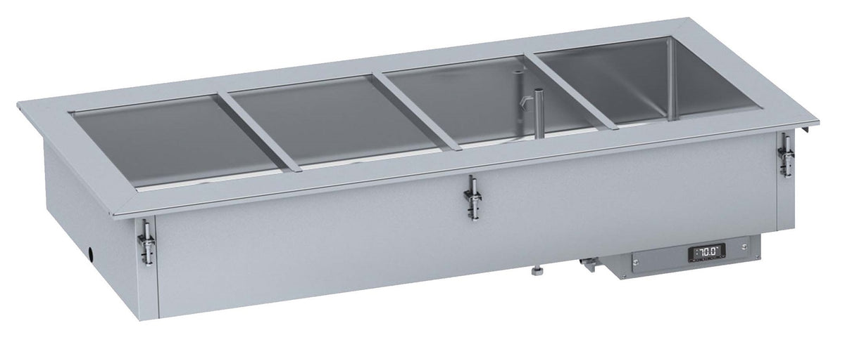 Einbau Bain-Marie 4 × 1/1 GN mit automatischer Wasserbefüllung von Combisteel – Produktansicht 2