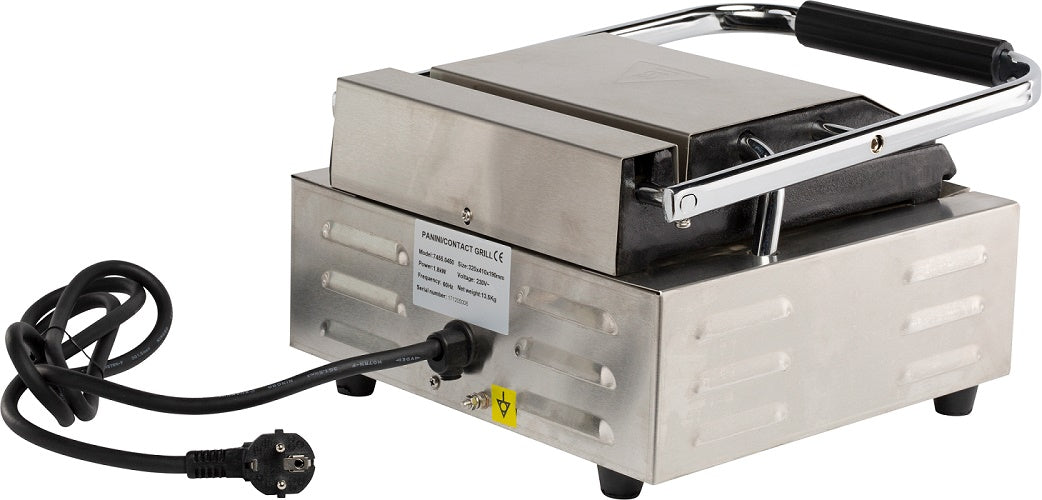 Elektrischer Kontaktgrill gerillt 1,8 kW / Combisteel – professioneller Kontaktgrill für Gastronomie