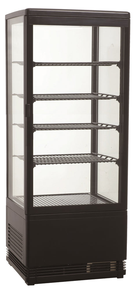 Kühlvitrine / 98 L / 0 bis +12 °C / gerade / Combisteel