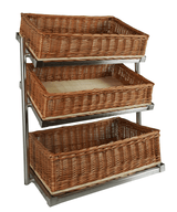 Brotkorb-Etagere 3-stufig breites Modell von Combisteel