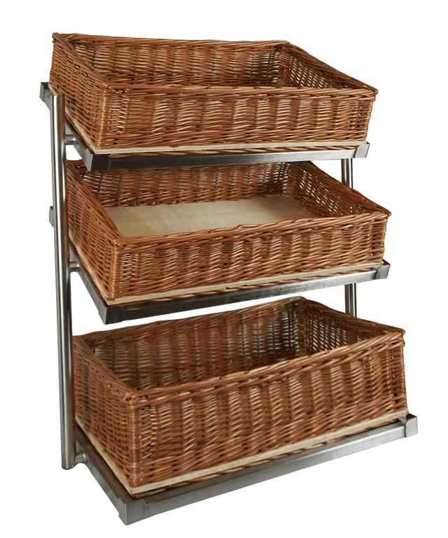 Brotkorb-Etagere 3-stufig breites Modell von Combisteel
