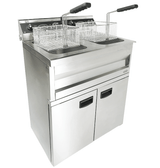 Elektrische Standfritteuse / 2 × 9 L / 2 × 3,3 kW / 230 V / Combisteel