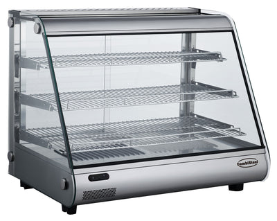 Wärmevitrine / 160 L / 30 bis 90 °C / Combisteel