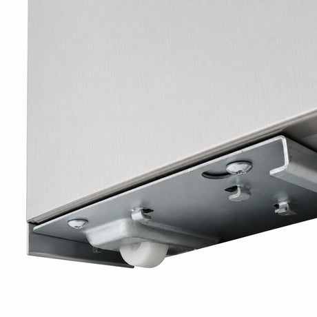 Edelstahl Kühlschrank / Tischmodell / 1 Tür / 130 L / Combisteel
