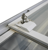 Eistruhe 586 L mit Glasschiebedeckel / Lotte / Combisteel