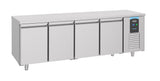 Kühltisch / 700 Serie / Energy Line / 4 Türen / 632 L / Combisteel