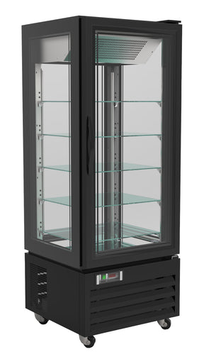 Gebäckvitrine / 400 L / 2 bis +8 °C / Combisteel