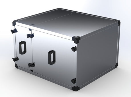 Geruchsfilteranlage / ohne Motor / 2500 m³/h / 800 × 700 × 700 mm / Combisteel