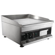 Elektrische Grillplatte / Glatt / 500 mm / 3 kW / 230 V / Combisteel – elektrische Grillplatte für Gastronomie