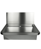 Edelstahl-Handwaschbecken / 600 mm breit / 1 Armaturplatz / Combisteel